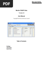 Monitor FSUIPC Data (User Manual - Version 3.0)