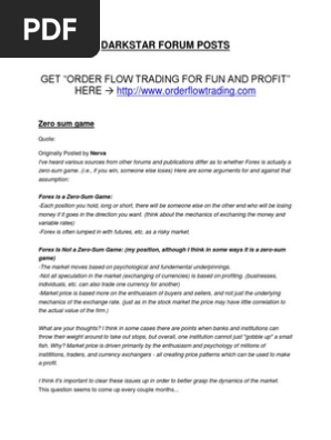 Order Flow Trading For Fun And Profit Pdf Foreign Exchange Market - 