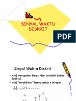 Sinyal Waktu Diskrit