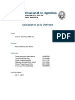 Aplicaciones de La Derivada I