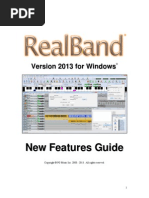 RealBand 2013 New Features Guide