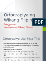 Ortograpiya NG Wikang Filipino