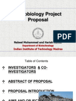 Microbiology Project Proposal