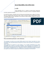 Introducción al OpenOffice Calc