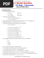 SLC - OPT Math - Polynomials