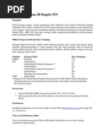 Download Program Diploma III Reguler ITS by humenz SN184602253 doc pdf