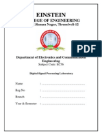 EC56-Digital Signal Processing Lab