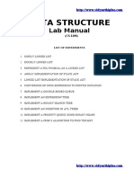 Data Structure Lab Manual-2013