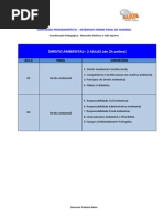 CONTEÚDO PROGRAMÁTICO - D. AMBIENTAL
