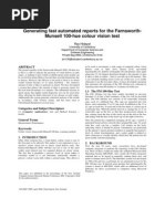 Pg037 Generating Fast Automated Reports For The Farnsworth-Munsell 100-Hue Colour Vision Test