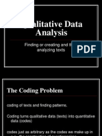 Lecture 6 Qualitative Data Analysis