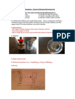 New Types of Reactions Lab