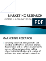 Chapter 1-Introduction To Marketing Research