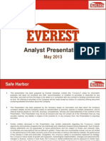 9 e 9 DCF Everest Analyst Presentation Q4 FY13
