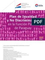 Plan de Igualdad y No Discriminación en La Función Pública Del Paraguay