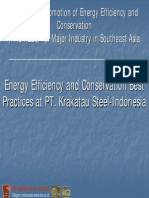 PT Krakatau Steel's Energy Efficiency Best Practices