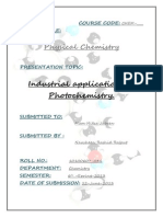 Industrial Applications of Photochemistry.: Physical Chemistry