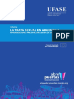 La Trata Sexual en Argentina Aproximaciones Para Un Analisis de La Dinamica Del Delito