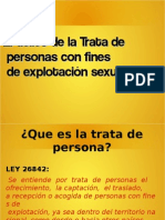 Trata de Personas Power Point