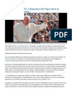 El Papa Sobre La Comunión de Los Santos