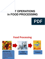 Unit operations in food processing