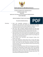 Peraturan Daerah Kota Probolinggo Nomor 2 Tahun 2010 tentang Rencana Tata Ruang Wilayah Kota Probolinggo Tahun 2009-2028