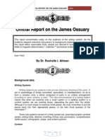 Altman - Official Report On The James Ossuary