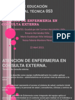 Atencion de Enfermeria en Consulta Externa Nvo