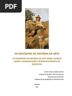 ATAS Os Caminhos Da Historia Da Arte Desde Vasari