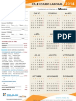 Publicaciones Calendarios Laborales Calendario Laboral Madrid 2014