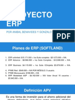 Planes ERP Softland y Definición APV