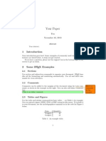 LaTeX tutorial