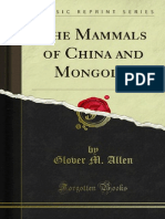 The Mammals of China and Mongolia 1000140913