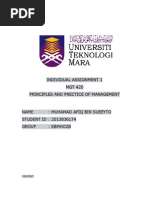 Individual Assignment 1 MGT 420 Principles and Prectice of Management