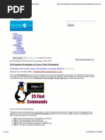 35 Practical Examples of Linux Find Command