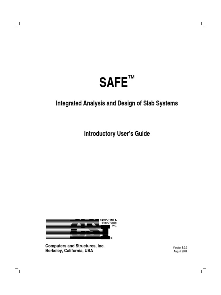 SAFE Users Guide | PDF