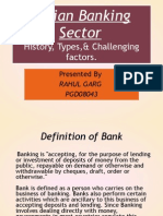 Indian Banking Sector: History, Types,& Challenging Factors