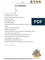 20 Dicas Para o Sucesso