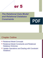 The Relational Data Model and Relational Database Constraints