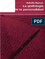 Adolfo Nanot - La Grafologia, Espejo de La Personalidad (Hedaros17)