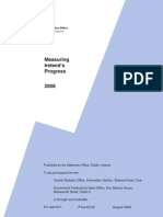 Measuring Irelands Progress 2008 - CENTRAL STATISTICS OFFICE