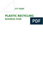 Plastic Recycling Business Plan