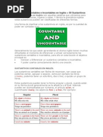 Download Sustantivos Contables e Incontables en Ingls by terceroalasisla SN184780751 doc pdf