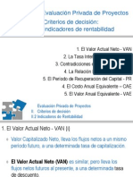 Evaluaciuon de Proyectos