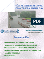 Simulación del drenaje dual urbano mediante EPA SWMM 5.0