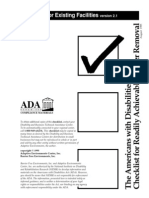 ADA Ready Access Checklist