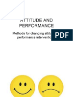 Attitude and Performance Ppt