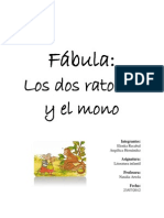 Fábula dos ratones mono