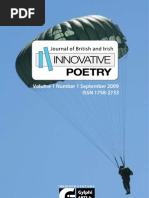 Download Journal of British and Irish Innovative Poetry Abstracts by Gylphi Limited SN18479585 doc pdf