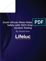 South African Mining Alcohol Abuse Safety